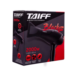 Secador de Cabelo Profissional Taiff Black Ion 2000w